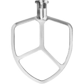 مضرب مسطح لخلاط كيتشن إيد سعة 5-6 لتر بوعاء رفع، مرفق مجداف من الفولاذ المقاوم للصدأ لكيتشن إيد، ملحقات خلاط كيتشن إيد البديلة in Kuwait