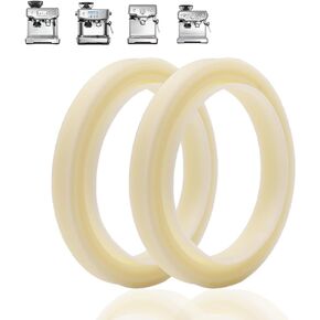Dianrui 2PCS 54mm Silicone Steam Ring for Breville Espresso Machine 878/870/860/880/810/840/450/500 and Sage 880/878/875/870/810/500 Grouphead Gasket Replacement Part K1-064