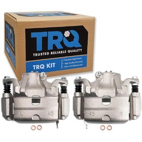TRQ Front Brake Caliper Set Fits 2007-2010 Nissan Altima Sentra