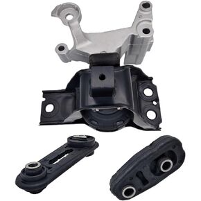 Engine Motor Mount Set - Compatible with 2007 2008 2009 2010 2011 2012 Nissan Sentra 2.0L 3pcs, A4318 A4345 A4348HY