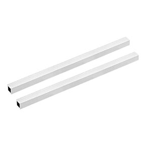 uxcell 6063 Aluminum Square Tube, 38mmx38mmx1mm Wall Thickness 300mm Length Seamless Straight Pipe Tubing 2 Pcs