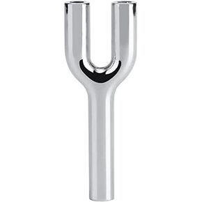 Double Barrel Tube Metal Y-shaped Mini Muffler Connector to Bottle Lab Fitting Fixture