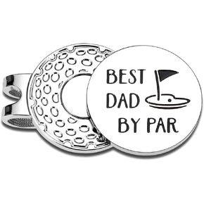 Gifts for Dad Daddy, Dad Gifts, Gifts for Fathers Day, Dad Gifts from Daughter Son, Golf Ball Marker Hat Clip, Funny Gifts for Fathers Day, Dad Birthday Gifts, Golf Accessories for Men Father Stepdad
