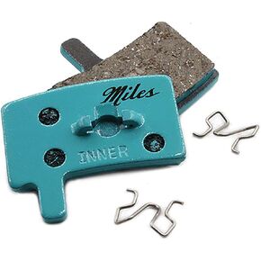 Miles Racing Brake Pads for Hayes Disc Brakes in Road, MTB, E-MTB, E-Road, E-Bike, Touring Bicycles (Semi Metallic Hayes Dominion A4) (MI-MET-49)