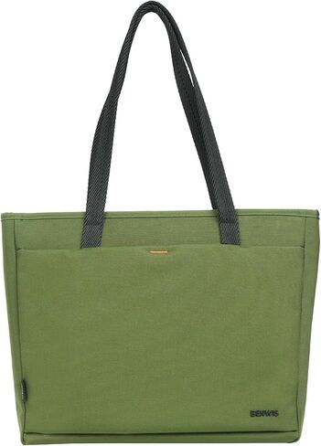 BENWIS Laptop Tote Bag Tablet Shoulder Bag Carrying Case 16 inch Laptop Computer Case Work Bags Large Tote Bags for women Teacher Bag Handbags Women & Men Compatible with Macbook Pro16 Green 15L in Saudi Arabia