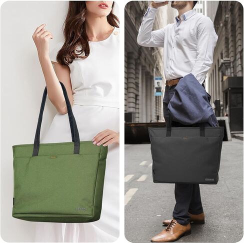 BENWIS Laptop Tote Bag Tablet Shoulder Bag Carrying Case 16 inch Laptop Computer Case Work Bags Large Tote Bags for women Teacher Bag Handbags Women & Men Compatible with Macbook Pro16 Green 15L in Saudi Arabia