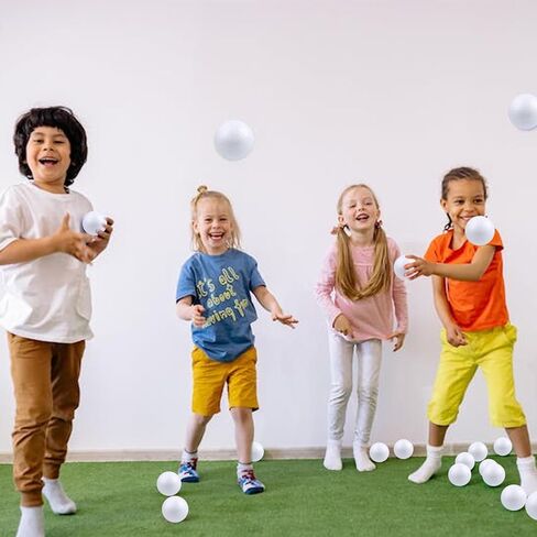 Chwang 24 Pieces 6 Sizes White Foam Balls,Polystyrene Balls,Polystyrene Shapes,Art Foam Balls for DIY Craft,Party Decoration,School Projects,Birthday Cake Decoration (24) in Kuwait