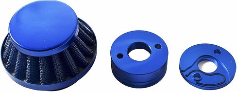 15mm Carburetor Carb Upgrade Kit Air Filter Manifold Inatake Pipe Inlet Alloy Stack FOR 2 Stroke 33cc 43cc 47cc 49cc 50cc 52cc Standup Gas Scooter ATV Quad Pocket Bike XG-550 BladeZ Moby X Blue in Saudi Arabia