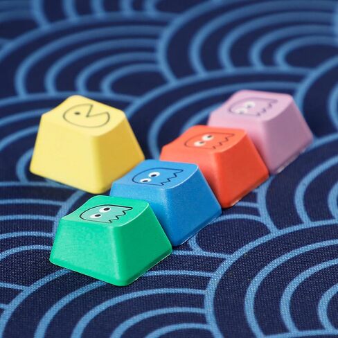 OEM Proifile Pac-Man Five Dye PAC PBT Key caps Custom Sublimation keycaps for MX Mechanical Gaming Keyboard (OEM Pac-Man 5 Keys) in Saudi Arabia