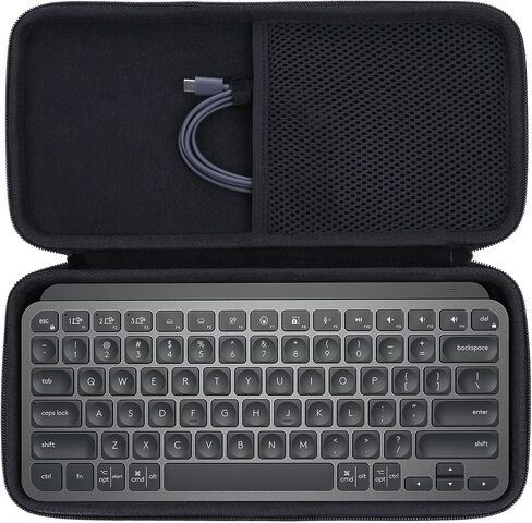 Lebakort Hard Carry Case Compatible with Logitech MX Keys Mini Minimalist Wireless Illuminated Keyboard (Graphite Case) in Kuwait
