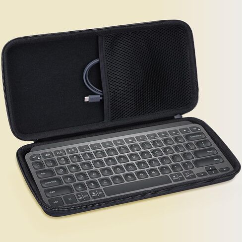 Lebakort Hard Carry Case Compatible with Logitech MX Keys Mini Minimalist Wireless Illuminated Keyboard (Graphite Case) in Kuwait