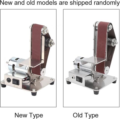 Electric Belt Sander 775 Motor Adjustable Belt Perpendicularity DIY Mini Belt Sander Built in Double Bearings DIY Polishing Grinding Machine Compact Size for Home Use (US Plug) in Saudi Arabia