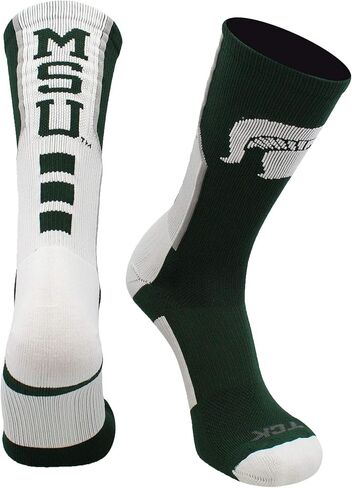 TCK Michigan State University Spartans Socks Perimeter Crew in Saudi Arabia