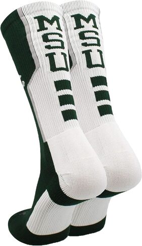 TCK Michigan State University Spartans Socks Perimeter Crew in Saudi Arabia