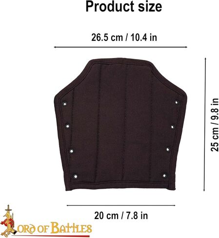 Medieval Knight Padded Bracers with Fabric Strings Closure, Arm Guard Armor for LARP Cosplay Reenactment in Saudi Arabia