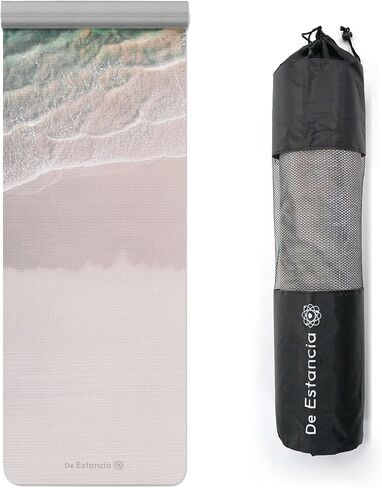 Yoga Mat - Exercise Mats for Home Gym, Pilates, Yoga, Meditation - Full Color Print - 72"L x 24"W x 6mm Thick Yoga Mat - Yoga Mat Non Slip with Carry Bag in Saudi Arabia