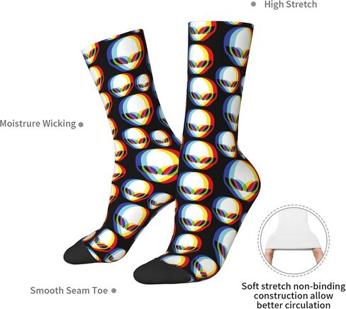 jajoaier Women's Casual Socks, Funny Novelty Crew Socks Valentine's Day Birthday Wedding Gifts(One Size) in Saudi Arabia