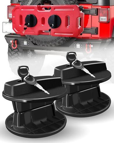Gas Can Mount, Oil Mounting Bracket Lock 5 Gallon Fuel Gas Tank Pack Mount Lock for 20L Fuel Tank Barrel, 2 Pack in Saudi Arabia