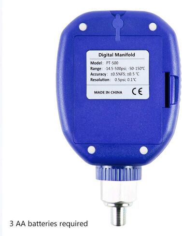 Elitech PT-500 Wireless Refrigeration Digital Pressure Gauge HVAC A/C 1/8'' NPT in Kuwait