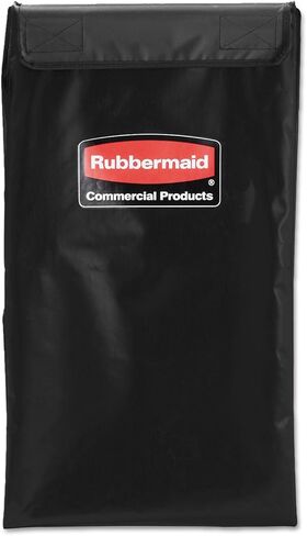 Rubbermaid Commercial Executive Series Collapsible Replacement Basket, 4-Bushel (1881782), Black in Saudi Arabia
