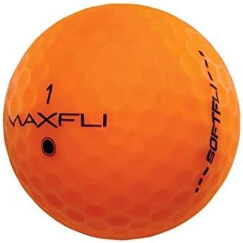 Maxfli SoftFli Matte Golf Balls - Longer Straight Distance - Soft Feel (Orange - 36 Balls) in Kuwait