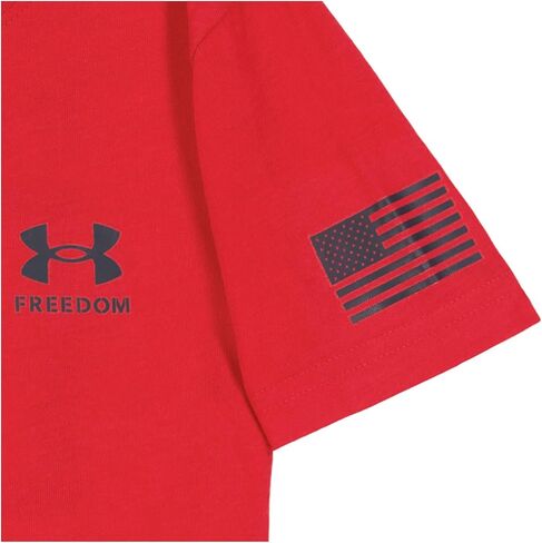 Under Armour Boys Outdoor Set, Cohesive Pants & Top Tshirt And Short Set, Red Freedom Flag, 7 US in Saudi Arabia