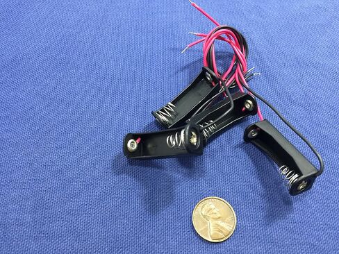 4 Pieces 12v Clip Holder Box Case 23a A23 Battery 6" Lead Black Alkaline B20 in Kuwait