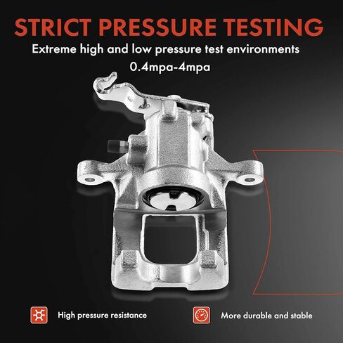 A-Premium Disc Brake Caliper Assembly without Bracket Compatible with Select Volkswagen and Audi Models - For Jetta 2001-2005, Jetta City 2007-2009, TT Quattro 2000-2006 - Rear Left Driver Side in Saudi Arabia