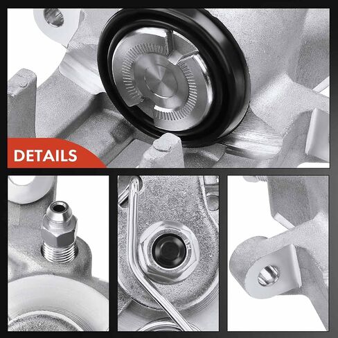 A-Premium Disc Brake Caliper Assembly without Bracket Compatible with Select Volkswagen and Audi Models - For Jetta 2001-2005, Jetta City 2007-2009, TT Quattro 2000-2006 - Rear Left Driver Side in Saudi Arabia