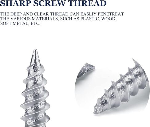 LONTAN 100 Pack #8 x 1/2" Phillips Truss Head for Drawer Slides Screws for Drawer Slides Galvanized Carbon Steel Screws in Saudi Arabia