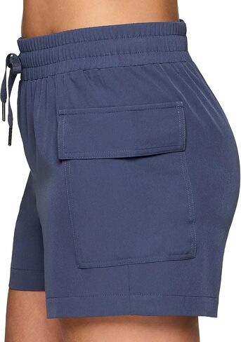 RBX Cargo Style Shorts for Women, Lightweight Quick Drying Stretch Woven Hiking Walking Short with Pockets in Saudi Arabia
