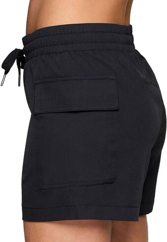 RBX Cargo Style Shorts for Women, Lightweight Quick Drying Stretch Woven Hiking Walking Short with Pockets in Saudi Arabia