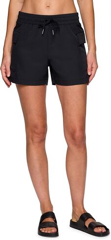 RBX Cargo Style Shorts for Women, Lightweight Quick Drying Stretch Woven Hiking Walking Short with Pockets in Saudi Arabia