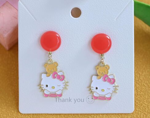 36 قطعة من سحر القطط المينا من Anjulery لصنع المجوهرات - سحر كيتي لطيف للأساور والقلائد والأقراط والمعلقات وسلاسل المفاتيح والحرف اليدوية (36 قطعة Cat-F) in Kuwait