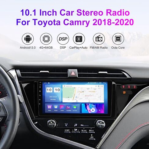 Android Car Radio Stereo for Toyota Camry 2018-2020 DSP Head Unit Upgrade in Saudi Arabia