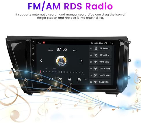 Android 13 Car Radio Stereo for Toyota Camry 2018 2019 2020, Biorunn 10.1 inch Octa Core GPS Navi Wireless Wired Car-Play Android Auto Head Unit IPS FM AM RDS DSP, 4GB RAM 64GB ROM in Saudi Arabia
