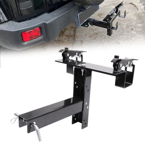 ELITEWILL 2 بوصة وصلة ربط مقطورة سحب القمامة، ناقل سلة المهملات مناسب للشاحنة/السيارات/عربة الجولف/ATV/مقطورة مع جهاز استقبال وصلة 2 بوصة in Kuwait