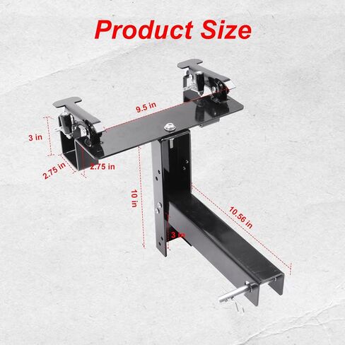 ELITEWILL 2 بوصة وصلة ربط مقطورة سحب القمامة، ناقل سلة المهملات مناسب للشاحنة/السيارات/عربة الجولف/ATV/مقطورة مع جهاز استقبال وصلة 2 بوصة in Kuwait