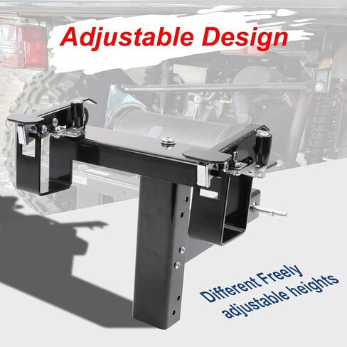 ELITEWILL 2 بوصة وصلة ربط مقطورة سحب القمامة، ناقل سلة المهملات مناسب للشاحنة/السيارات/عربة الجولف/ATV/مقطورة مع جهاز استقبال وصلة 2 بوصة in Kuwait