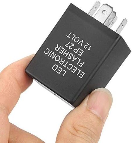 EP27 5-Pin LED Flasher Flash Relay Waterproof for Turn Light Hyper Flash Fix 12V in Saudi Arabia