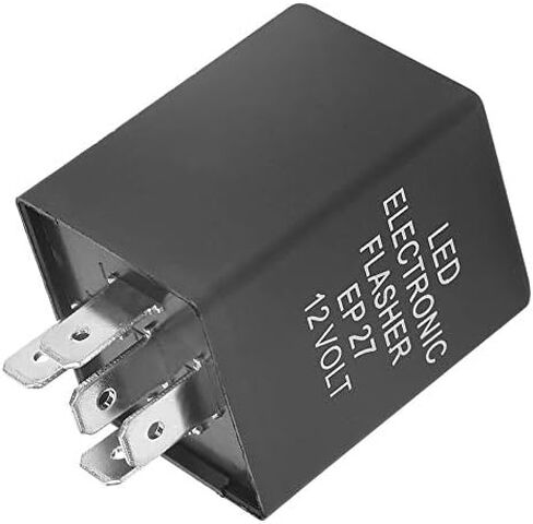 EP27 5-Pin LED Flasher Flash Relay Waterproof for Turn Light Hyper Flash Fix 12V in Saudi Arabia