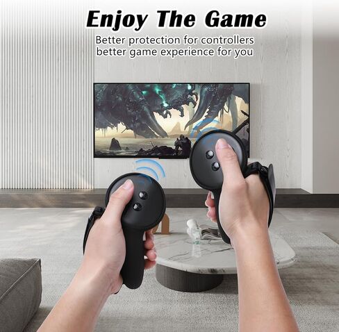 Silicone Cover Compatible with Meta Quest 3, VR Silicone Cover Accessories for Meta Quest 3 Waterproof Silicone Face Cover, Controller Grip Cover, VR Shell Cover, Accessories for Quest 3 in Kuwait