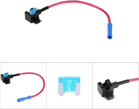 Car Add A Circuit Tap, Auto Adapter Blade Holder with 15A Blade Pack of 5(Micro Mini) in Saudi Arabia