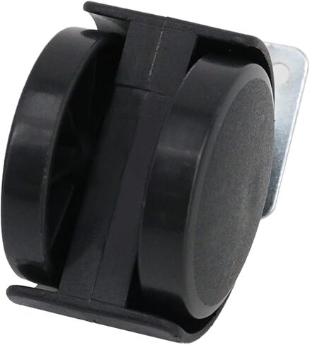 4 قطع من عجلات الأثاث مقاس 2 بوصة، وعجلات لوحة دوارة من البلاستيك النايلون، وعجلات عربة بديلة، وعجلات محمل كروي دوارة بلوحة علوية معدنية مع دوران 360 درجة، سعة تحميل إجمالية 340 رطلاً in Kuwait