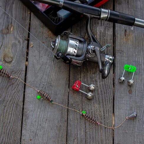 خرز صيد السمك من باتيكل مصنوع من البلاستيك المستدير والمطاط لصيد الأسماك على شكل بيض وخرز وملحق مع صندوق تخزين in Kuwait