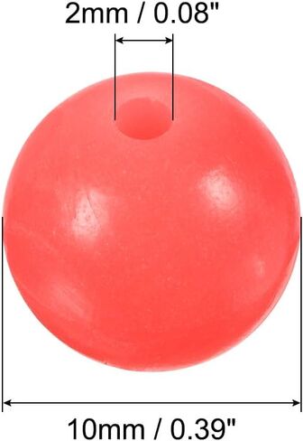 خرز صيد السمك من باتيكل مصنوع من البلاستيك المستدير والمطاط لصيد الأسماك على شكل بيض وخرز وملحق مع صندوق تخزين in Kuwait