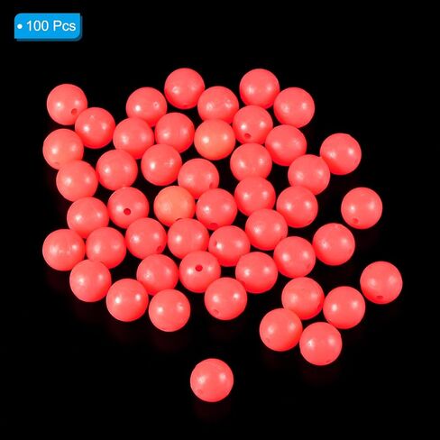 خرز صيد السمك من باتيكل مصنوع من البلاستيك المستدير والمطاط لصيد الأسماك على شكل بيض وخرز وملحق مع صندوق تخزين in Kuwait