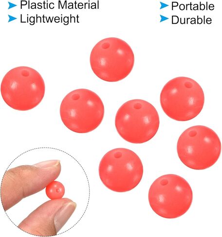 خرز صيد السمك من باتيكل مصنوع من البلاستيك المستدير والمطاط لصيد الأسماك على شكل بيض وخرز وملحق مع صندوق تخزين in Kuwait