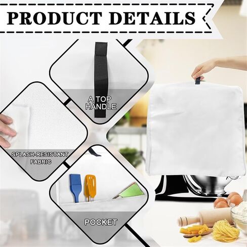 GLENLCWE American Flag Stand Mixer Cover Compatible with 4.5-5Quarts Kitchen aid Bowl Lift,Patriotic Kitchen Mixer Cover Dust Proof Kitchen Appliance Organizer Bag Washable in Saudi Arabia
