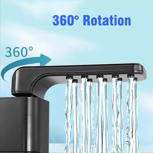 Carefree Fish Quiet Turtle Tank Filter 270Gph Sponge Filter with 4 Bio-Filter Sponges and a Pack of Bio Balls for 5-50 Gal Reptiles/Amphibians/Frog/Cichlids in Kuwait